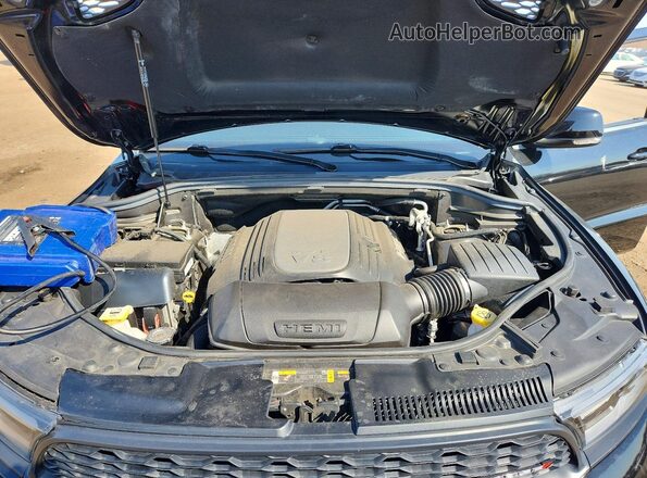 1C4SDJCTXNC133573 2022 DODGE DURANGO Черный Вид подкапотного пространства
