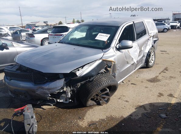1C4SDJFT2MC696319 2021 DODGE DURANGO Серый Вид спереди