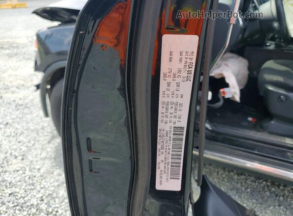 1C4SDJFT4KC723565 2019 DODGE DURANGO Black VIN կոդի պիտակի տեսք