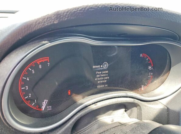 1C4SDJFT4KC827649 2019 DODGE DURANGO Серый Вид щитка приборов