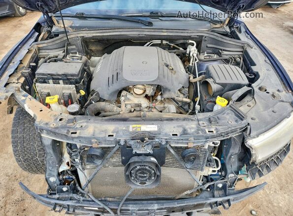 1C4SDJFT5HC820475 2017 DODGE DURANGO Blue უკანა სალონის ხედი
