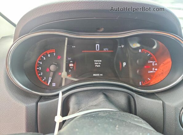1C4SDJFT5HC820475 2017 DODGE DURANGO Blue ხელსაწყოთა პანელის ხედი