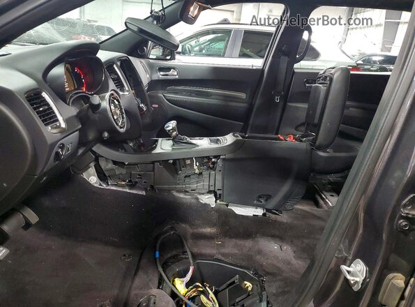 1C4SDJGJ0JC463225 2018 DODGE DURANGO Серый Вид салона спереди