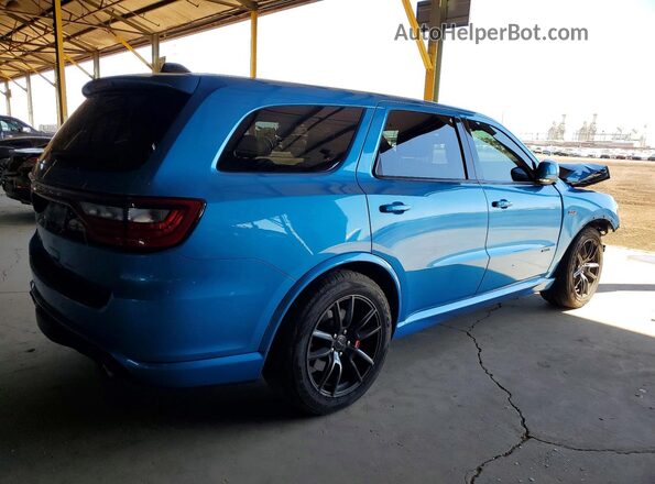 1C4SDJGJ4JC482912 2018 DODGE DURANGO Синий Задняя правая четверть