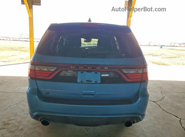 1C4SDJGJ4JC482912 2018 DODGE DURANGO Синий Вид сзади