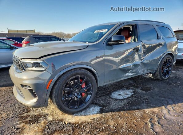 1C4SDJGJ7MC574259 2021 DODGE DURANGO Серый Передняя левая четверть