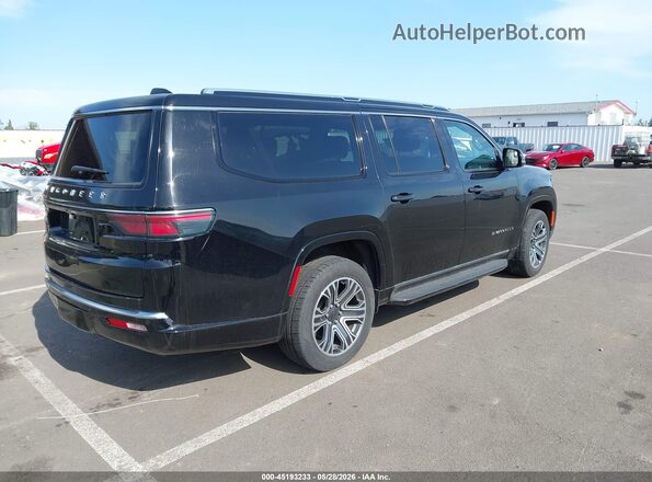 1C4SJRBP3RS110837 2024 JEEP WAGONEER L Черный Задняя правая четверть