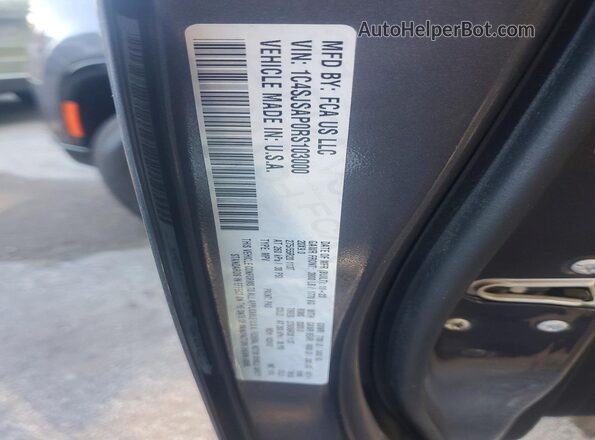 1C4SJSAP0RS103000 2024 JEEP WAGONEER Charcoal VIN sticker view