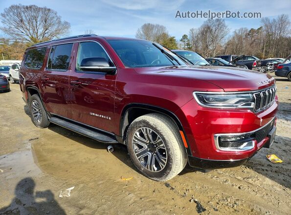 1C4SJSAP7PS569360 2023 JEEP WAGONEER Maroon Front right