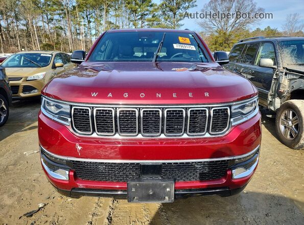 1C4SJSAP7PS569360 2023 JEEP WAGONEER Maroon Front view