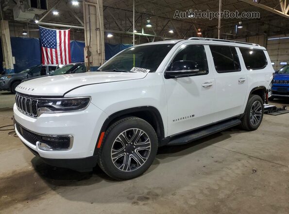 1C4SJSAP7RS118447 2024 JEEP WAGONEER White Vista tres cuartos delantera izquierda