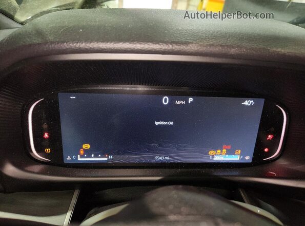 1C4SJSBP4TS163772 2026 JEEP GRAND Black Vista del cuadro de instrumentos