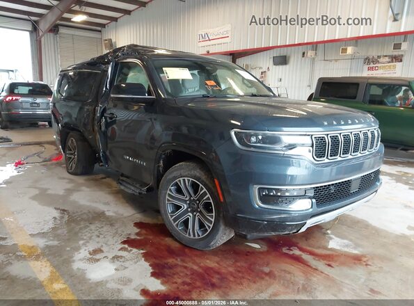 1C4SJSBP5SS514252 2025 JEEP WAGONEER L Dark Blue Передняя правая четверть