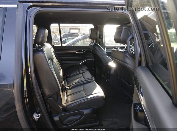 1C4SJSBP7PS568918 2023 JEEP WAGONEER L Black Widok naklejki z numerem VIN