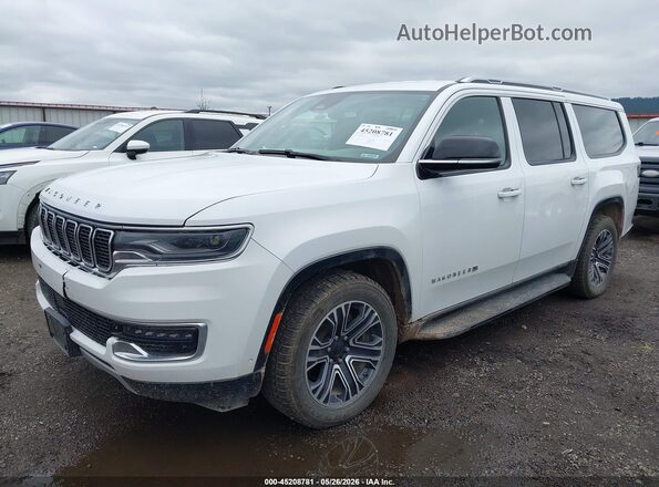 1C4SJSBP9RS158205 2024 JEEP WAGONEER L Белый Передняя левая четверть