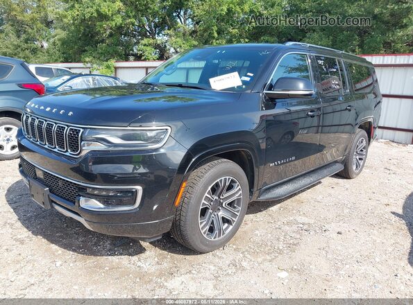 1C4SJSBPXPS549358 2023 JEEP WAGONEER L Черный Передняя левая четверть