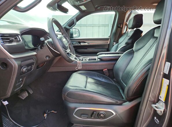 1C4SJUDP1PS505855 2023 JEEP WAGONEER Gray Vista interior delantera
