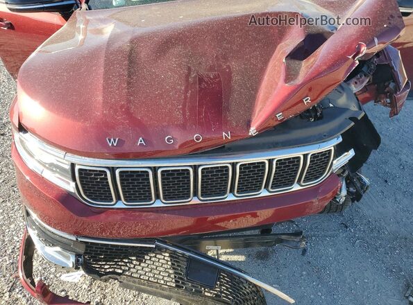 1C4SJVAP5RS167373 2024 JEEP WAGONEER Темно-бордовый Вид подкапотного пространства