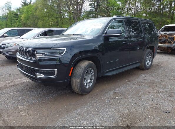 1C4SJVAT0PS509094 2023 JEEP WAGONEER Черный Передняя левая четверть