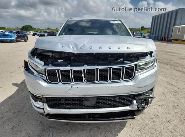 1C4SJVBP9SS509346 2025 JEEP WAGONEER Silver Vista de la etiqueta del VIN