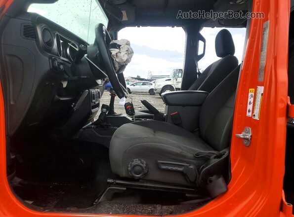 1C6HJTAG0LL143781 2020 JEEP GLADIATOR Оранжевый Вид салона спереди