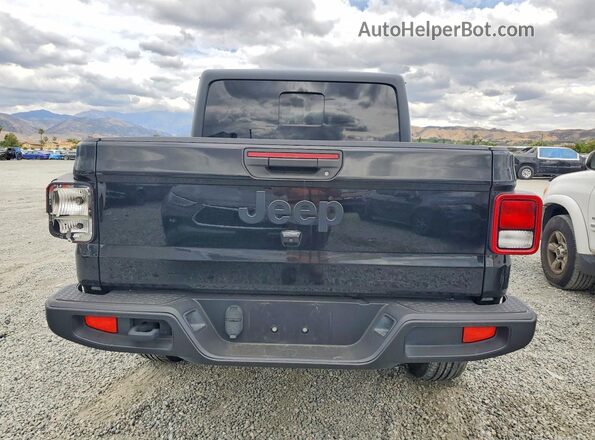 1C6HJTAG0LL206376 2020 JEEP GLADIATOR Black Вид ззаду