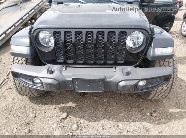 1C6HJTAG0ML516979 2021 JEEP GLADIATOR Black წინა ხედი
