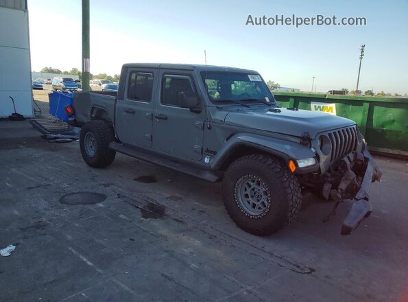 1C6HJTAG0ML541512 2021 JEEP GLADIATOR Серый Передняя правая четверть