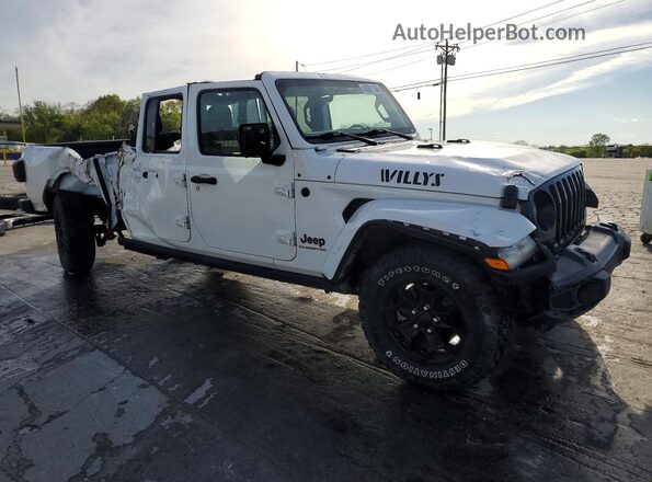 1C6HJTAG0ML605516 2021 JEEP GLADIATOR White Передня права чверть