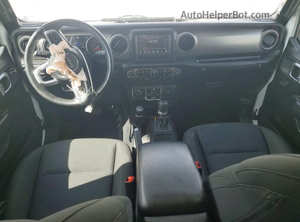 1C6HJTAG1LL130263 2020 JEEP GLADIATOR Белый Вид панели приборов