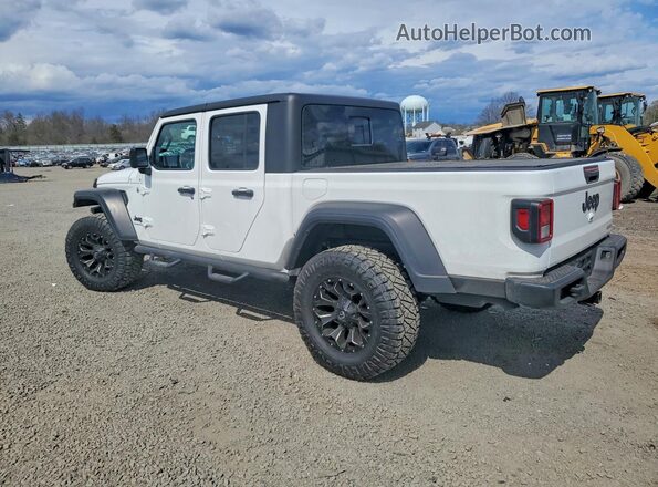 1C6HJTAG1LL130263 2020 JEEP GLADIATOR Белый Задняя левая четверть