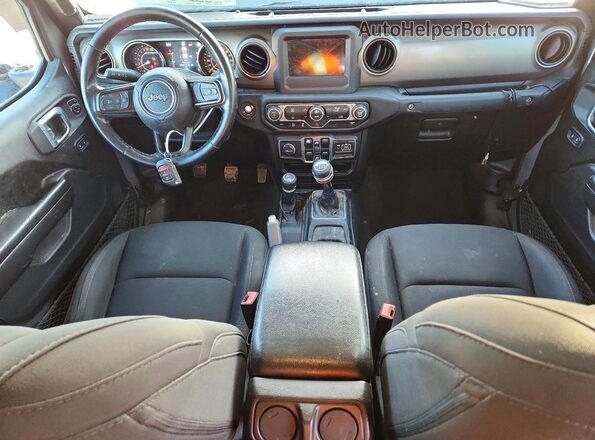 1C6HJTAG1ML504713 2021 JEEP GLADIATOR Gray Vista del salpicadero