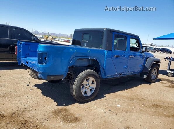 1C6HJTAG2LL187622 2020 JEEP GLADIATOR Blue Trasero derecho