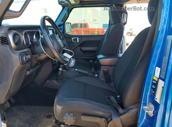 1C6HJTAG2LL187622 2020 JEEP GLADIATOR Blue Vista interior delantera