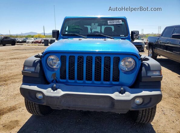 1C6HJTAG2LL187622 2020 JEEP GLADIATOR Blue Vista frontal