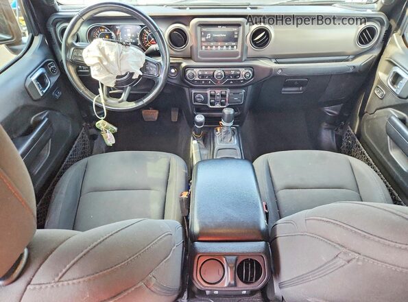 1C6HJTAG2ML549398 2021 JEEP GLADIATOR Black Vista del salpicadero