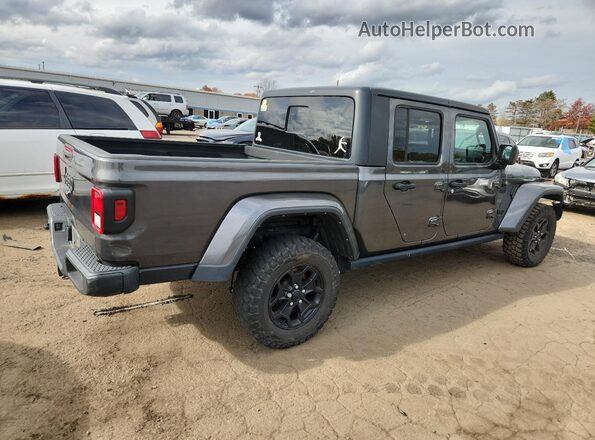 1C6HJTAG2ML589545 2021 JEEP GLADIATOR Серый Задняя правая четверть