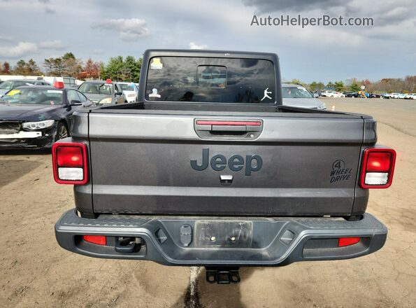 1C6HJTAG2ML589545 2021 JEEP GLADIATOR Серый Вид сзади
