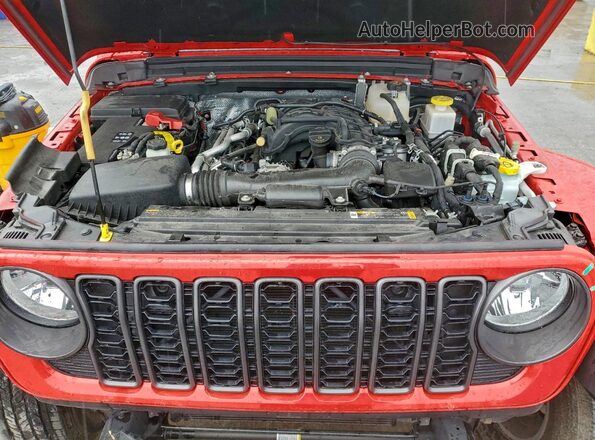 1C6HJTAG2RL101038 2024 JEEP GLADIATOR Red Vista interior trasera