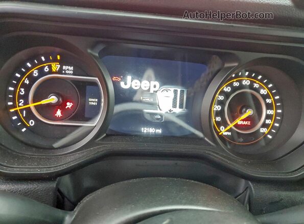 1C6HJTAG2RL101038 2024 JEEP GLADIATOR Red Vista del cuadro de instrumentos