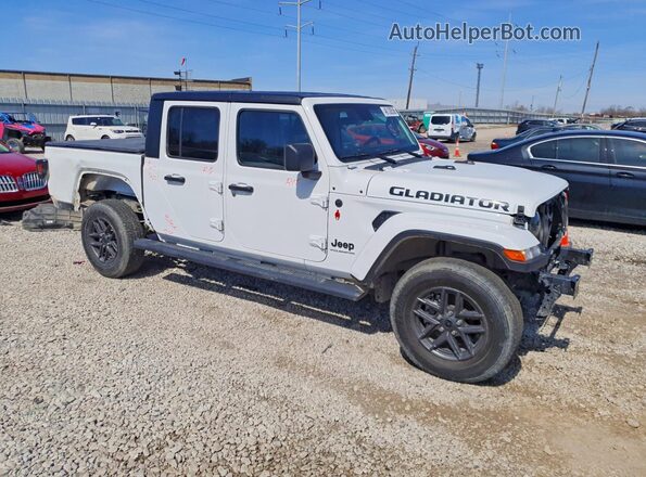 1C6HJTAG2RL112556 2024 JEEP GLADIATOR Белый Передняя правая четверть