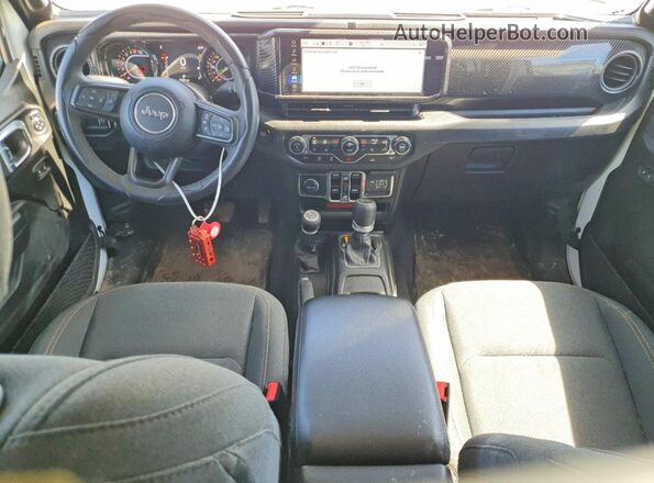 1C6HJTAG2RL112556 2024 JEEP GLADIATOR Белый Вид панели приборов