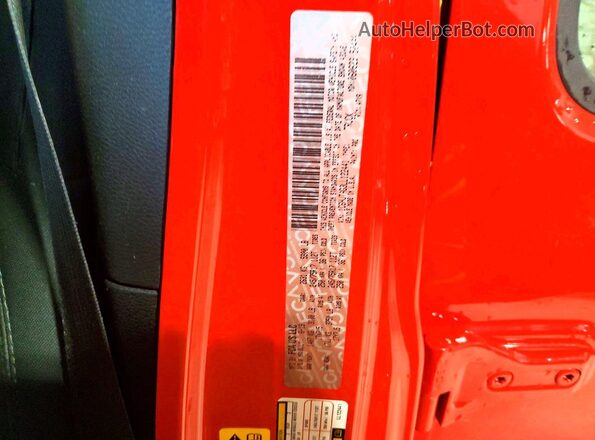 1C6HJTAG3LL122441 2020 JEEP GLADIATOR Красный Вид наклейки с VIN-кодом