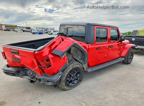 1C6HJTAG3PL553349 2023 JEEP GLADIATOR Red უკანა მარჯვენა