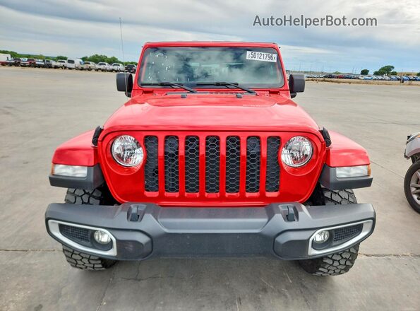 1C6HJTAG3PL553349 2023 JEEP GLADIATOR Red წინა ხედი