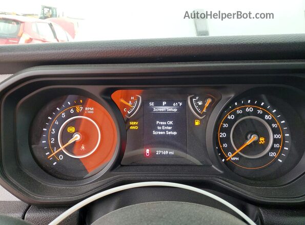 1C6HJTAG3RL129141 2024 JEEP GLADIATOR Серый Вид щитка приборов