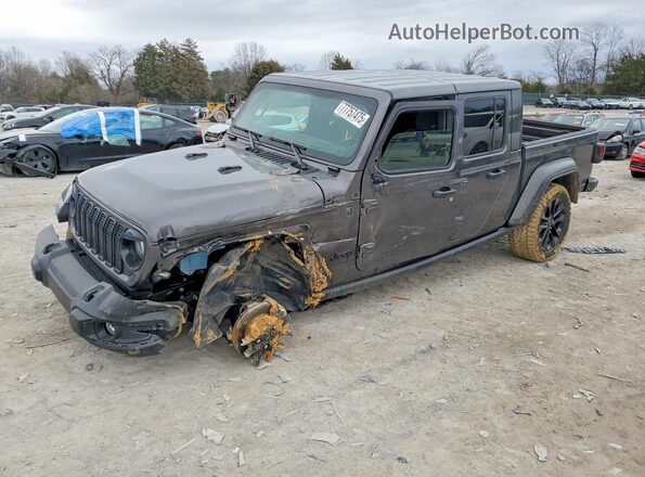 1C6HJTAG3RL129141 2024 JEEP GLADIATOR Серый Передняя левая четверть