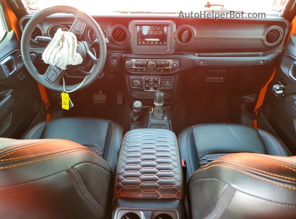 1C6HJTAG4PL592189 2023 JEEP GLADIATOR Orange Вид панелі приладів