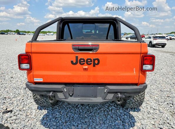 1C6HJTAG4PL592189 2023 JEEP GLADIATOR Orange Вид ззаду