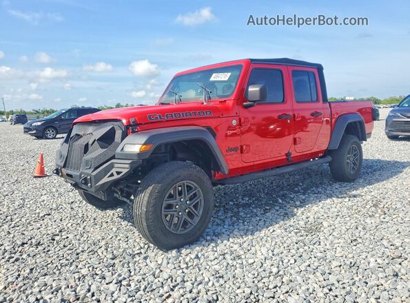 1C6HJTAG5LL126409 2020 JEEP GLADIATOR Red Передня ліва чверть